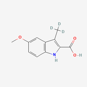 molecular formula C11H11NO3 B586790 5-Methoxy-3-(methyl-d3)-indole-2-carboxylic Acid CAS No. 1794752-91-2