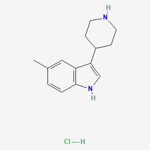 B586836 5-Methyl-3-(piperidin-4-yl)-1H-indole hydrochloride CAS No. 149669-44-3