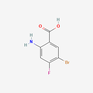 molecular formula C7H5BrFNO2 B586847 2-Amino-5-bromo-4-fluorobenzoic acid CAS No. 143945-65-7