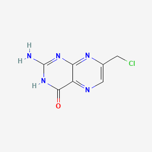 2-Amino-7-(chloromethyl)pteridin-4(1H)-one