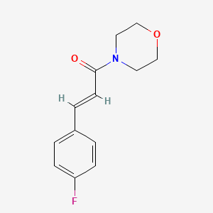 molecular formula C13H14FNO2 B5868625 4-(4-Fluorocinnamoyl)morpholine CAS No. 105919-42-4