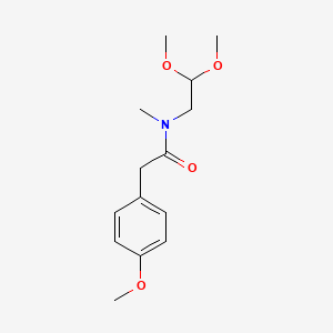 N-(2,2-dimethoxyethyl)-2-(4-methoxyphenyl)-N-methylacetamide