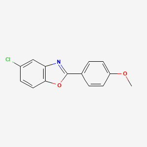 molecular formula C14H10ClNO2 B5868999 5-chloro-2-(4-methoxyphenyl)-1,3-benzoxazole CAS No. 891-15-6