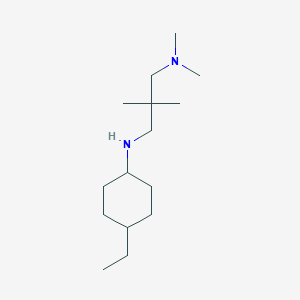 molecular formula C15H32N2 B5869181 N'-(4-ethylcyclohexyl)-N,N,2,2-tetramethylpropane-1,3-diamine 