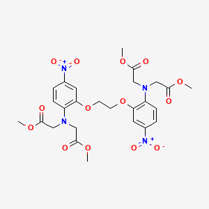molecular formula C26H30N4O14 B586932 5,5'-Dinitro-BAPTA-tetramethyl Ester CAS No. 125367-35-3