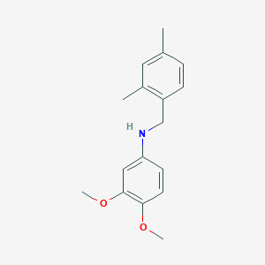 molecular formula C17H21NO2 B5869358 N-[(2,4-dimethylphenyl)methyl]-3,4-dimethoxyaniline 