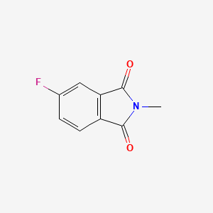molecular formula C9H6FNO2 B5869424 5-Fluoro-2-methylisoindoline-1,3-dione CAS No. 63196-44-1
