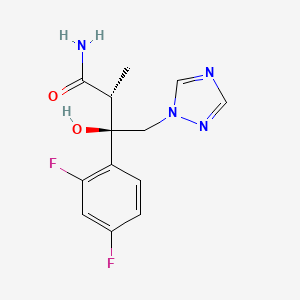 (Alphar,betar)-beta-(2,4-difluorophenyl)-beta-hydroxy-alpha-methyl-1H-1,2,4-triazole-1-butanamide