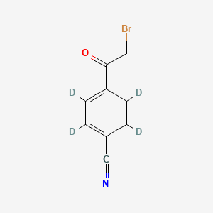 4-(2-Bromoacetyl)benzonitrile-d4