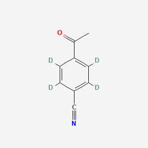 p-Cyanoacetophenone-d4