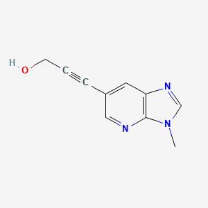 3-(3-Methyl-3H-imidazo[4,5-b]pyridin-6-yl)prop-2-yn-1-ol