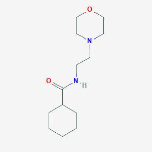 molecular formula C13H24N2O2 B5869701 N-(2-morpholin-4-ylethyl)cyclohexanecarboxamide 
