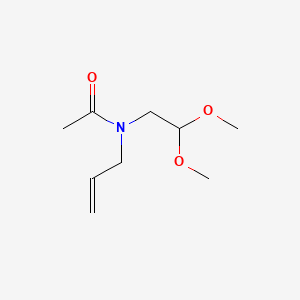 molecular formula C9H17NO3 B586971 N-Allyl-N-(2,2-dimethoxyethyl)acetamide CAS No. 148185-95-9