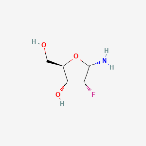 (2R,3R,4R,5S)-5-Amino-4-fluoro-2-(hydroxymethyl)tetrahydrofuran-3-ol