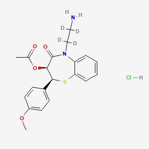 N,N-Didesmethyl Diltiazem-d4 Hydrochloride