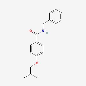 molecular formula C18H21NO2 B5869794 N-benzyl-4-(2-methylpropoxy)benzamide 
