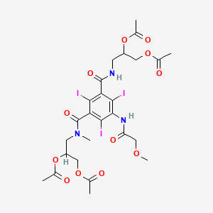 molecular formula C26H32I3N3O12 B586986 Tetra-O-acetyl Iopromide CAS No. 1246820-70-1