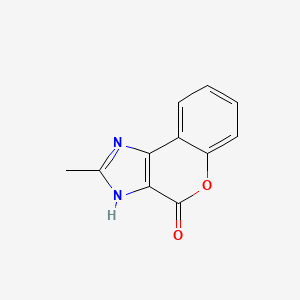 molecular formula C11H8N2O2 B5870071 2-methyl-3H-chromeno[3,4-d]imidazol-4-one 