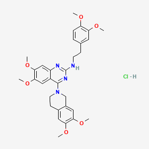 molecular formula C31H37ClN4O6 B587011 CP 100356 hydrochloride CAS No. 142715-48-8