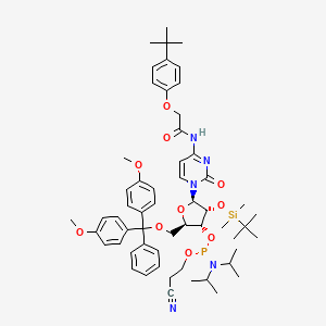 5/'-O-(4,4-Dimethoxytrityl)-2/'-O-[(tert-butyl)dimethylsilyl]-N-[[4-(tert-butyl)phenoxy]acetyl]cytid