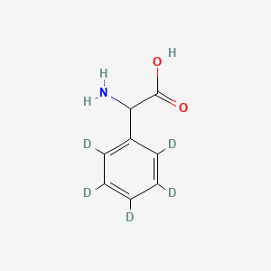 molecular formula C8H9NO2 B587018 D,L-2-Phenylglycine-d5 CAS No. 358731-96-1