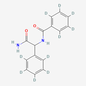 molecular formula C15H14N2O2 B587019 a-(Benzoylamino)benzeneacetamide-d10 