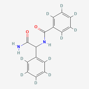molecular formula C15H14N2O2 B587019 alpha-(Benzoylamino)benzeneacetamide-d10 CAS No. 1246814-47-0