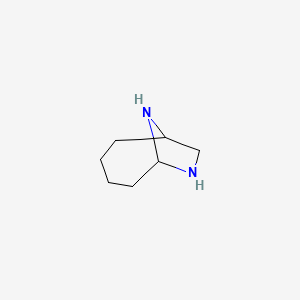 molecular formula C7H14N2 B587021 7,9-Diazabicyclo[4.2.1]nonane CAS No. 155774-31-5