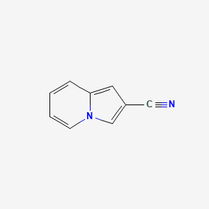 molecular formula C9H6N2 B587022 Indolizine-2-carbonitrile CAS No. 153274-67-0