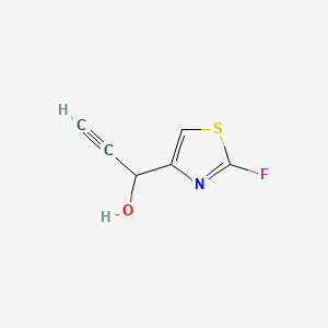molecular formula C6H4FNOS B587023 1-(2-Fluorothiazol-4-yl)prop-2-yn-1-ol CAS No. 153027-99-7