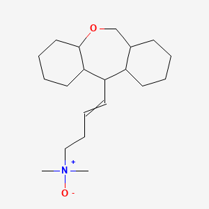 molecular formula C19H21NO2 B587024 N,N-Dimethyl-4-(tetradecahydrodibenzo[b,e]oxepin-11-yl)but-3-en-1-amine N-oxide CAS No. 22684-91-9