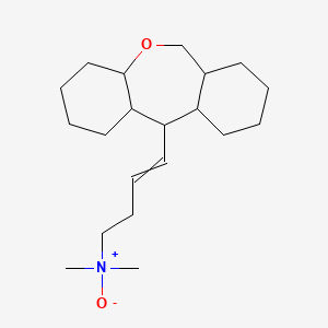 molecular formula C20H35NO2 B587024 N,N-Dimethyl-4-(tetradecahydrodibenzo[b,e]oxepin-11-yl)but-3-en-1-amine N-oxide CAS No. 22684-91-9