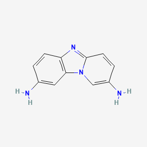 molecular formula C11H10N4 B587026 Pyrido[1,2-a]benzimidazole-2,8-diamine CAS No. 152403-50-4