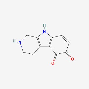 molecular formula C11H10N2O2 B587027 3,4-Dihydro-1H-pyrido[3,4-b]indole-5,6(2H,9H)-dione CAS No. 150254-83-4
