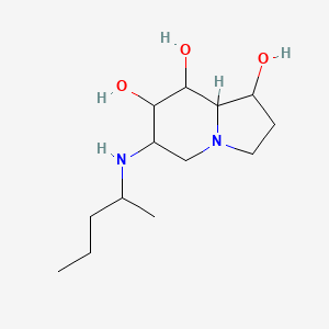 6-[(Pentan-2-yl)amino]octahydroindolizine-1,7,8-triol
