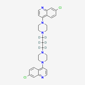 molecular formula C29H32Cl2N6 B587038 Piperaquine D6 