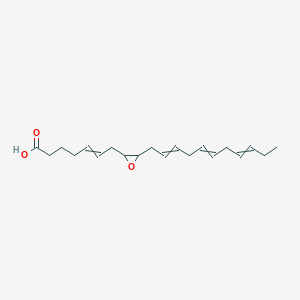 B587071 7-[3-(Undeca-2,5,8-trien-1-yl)oxiran-2-yl]hept-5-enoic acid CAS No. 851378-93-3
