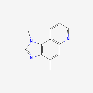 molecular formula C12H11N3 B587094 1,4-Dimethyl-1H-imidazo[4,5-F]quinoline CAS No. 147057-22-5