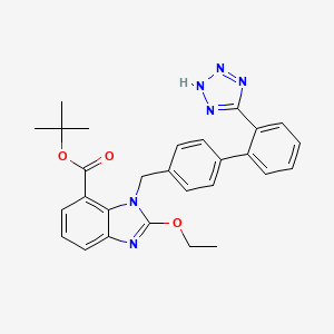molecular formula C28H28N6O3 B587095 Candesartan tert-Butyl Ester CAS No. 1246820-49-4