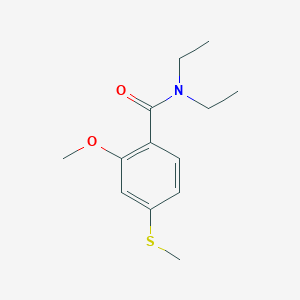 molecular formula C13H19NO2S B5871011 N,N-diethyl-2-methoxy-4-(methylsulfanyl)benzamide 