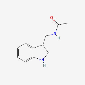 molecular formula C11H14N2O B587127 N-(indolin-3-ylmethyl)acetamide CAS No. 141524-66-5