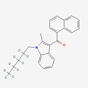 molecular formula C25H25NO B587135 JWH 007-d9 CAS No. 1651833-48-5