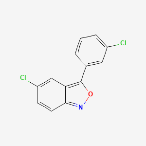 molecular formula C13H7Cl2NO B5871653 5-Chloro-3-(3-chlorophenyl)-2,1-benzoxazole 