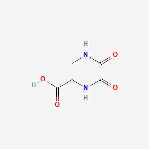 molecular formula C5H6N2O4 B587166 5,6-Dioxopiperazine-2-carboxylic acid CAS No. 156025-55-7