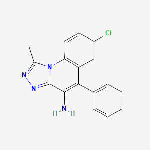 molecular formula C17H13ClN4 B587192 7-Chloro-1-methyl-5-phenyl- CAS No. 448950-89-8