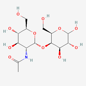 N-[(2R,3R,4R,5S,6R)-4,5-Dihydroxy-6-(hydroxymethyl)-2-[(2R,3R,4R,5R)-4,5,6-trihydroxy-2-(hydroxymethyl)oxan-3-yl]oxyoxan-3-yl]acetamide