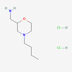 (4-Butyl-morpholin-2-yl)methylamine dihydrochloride