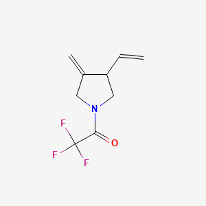 1-(3-Ethenyl-4-methylidenepyrrolidin-1-yl)-2,2,2-trifluoroethan-1-one
