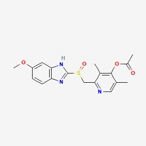 molecular formula C18H19N3O4S B587238 4-Acetyloxy Omeprazole CAS No. 1246814-65-2