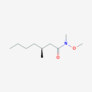 (2S)-N-Methoxy-N,2-dimethylhexanamide-[d3]